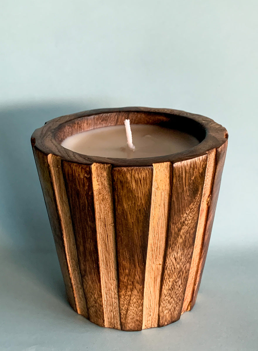 WALK IN TH FOREST ~ Wooden Votive Soy Wax Candle – Ambrosial - Fragrances  of Heaven