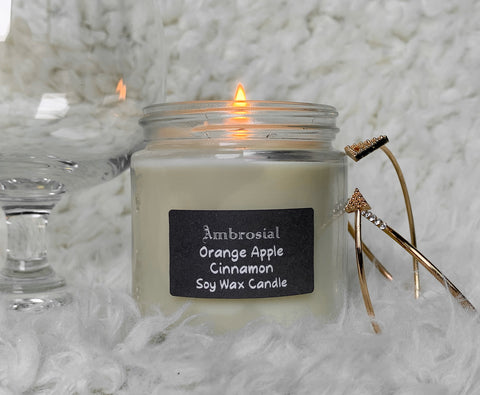 Orange Apple Cinnamon - Soy Wax Candle